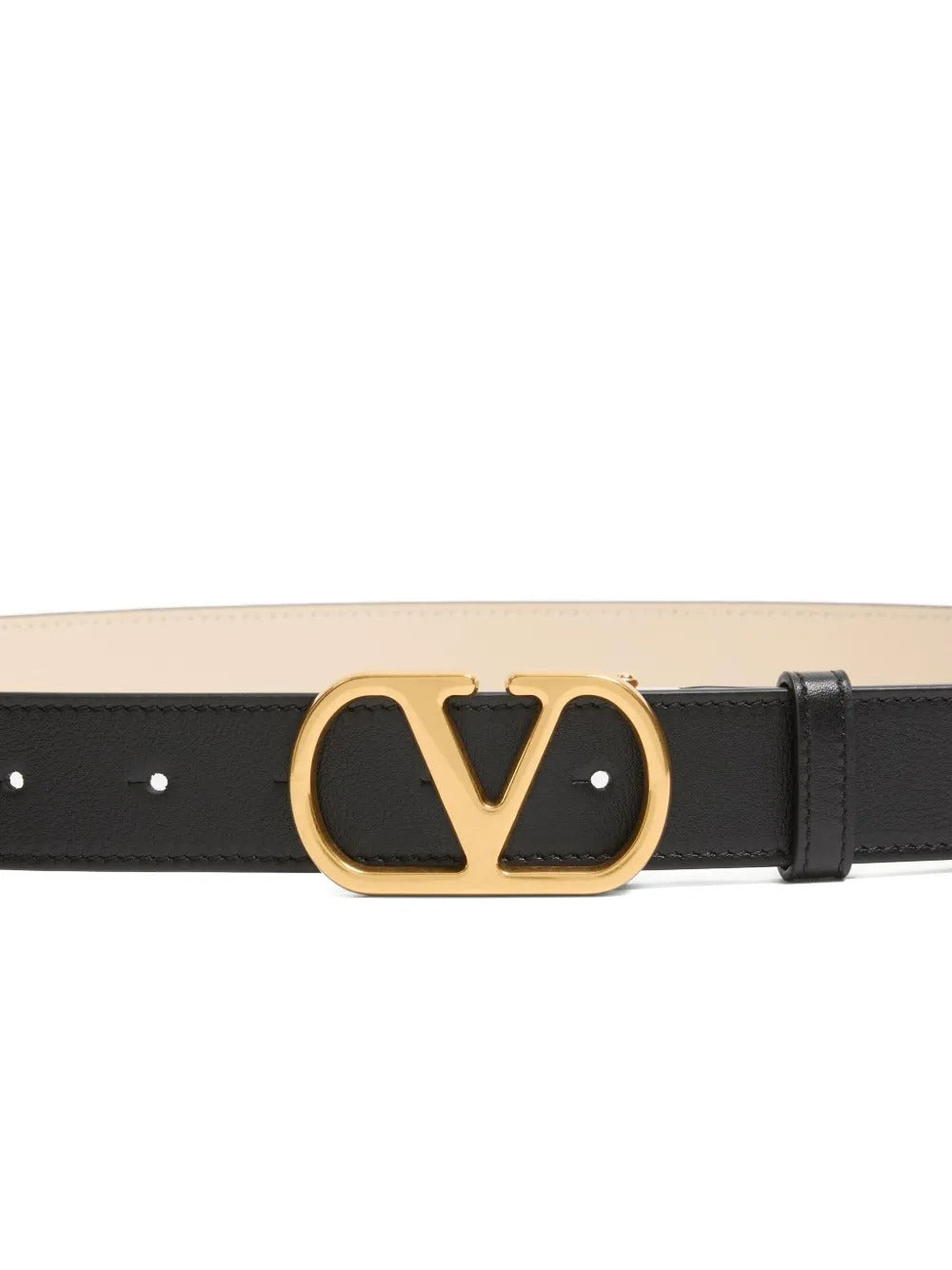 Garavani VLogo Signature Leather Belt-VALENTINO-Verso