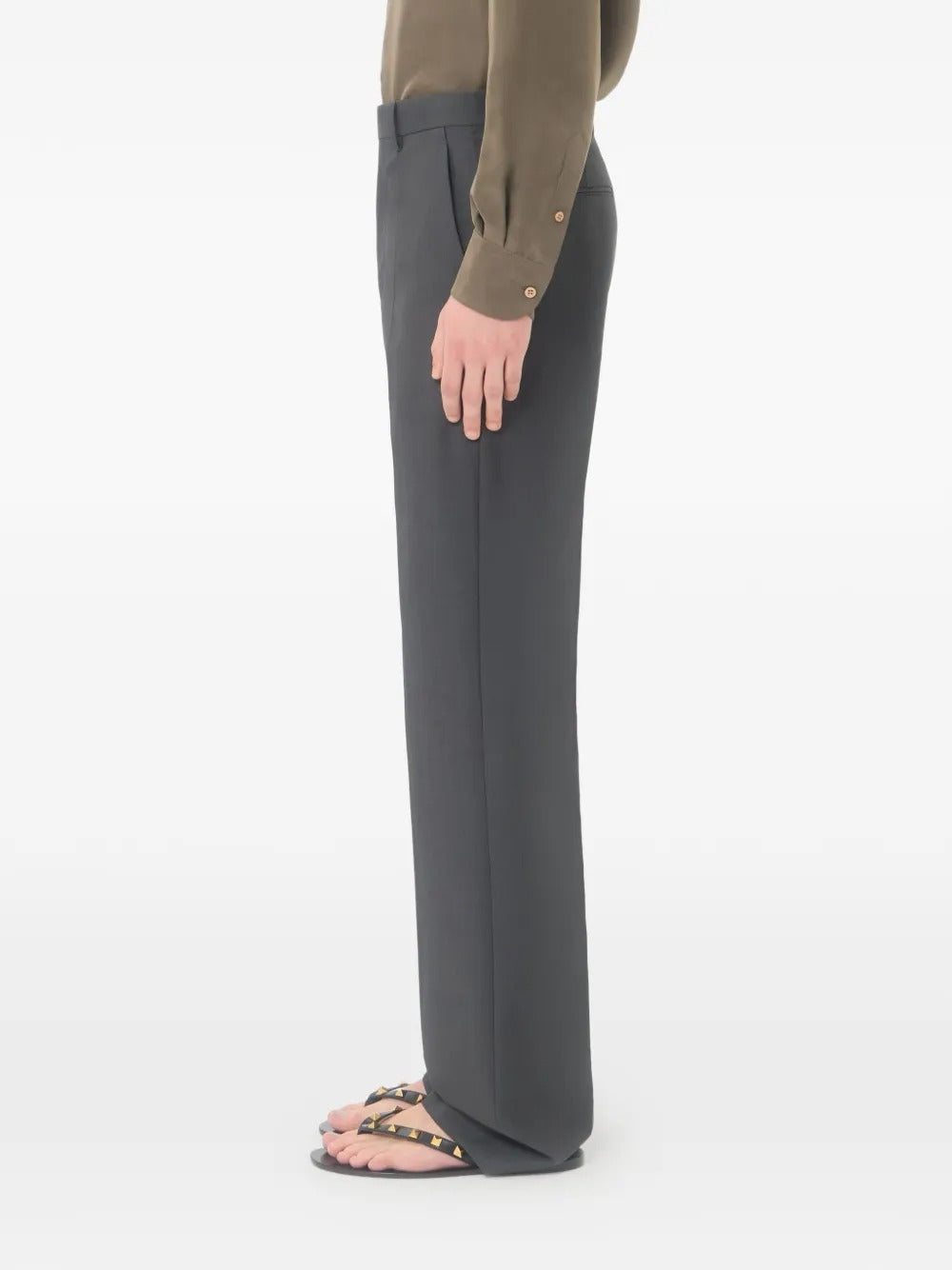 Garavani wool pants-VALENTINO-Verso