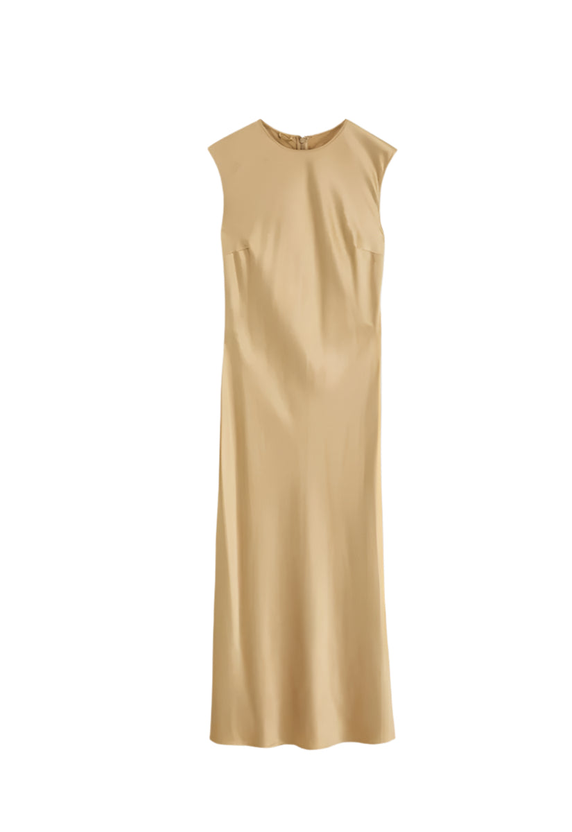 GARNIER SILK SATIN DRESS - JOSEPH - Verso