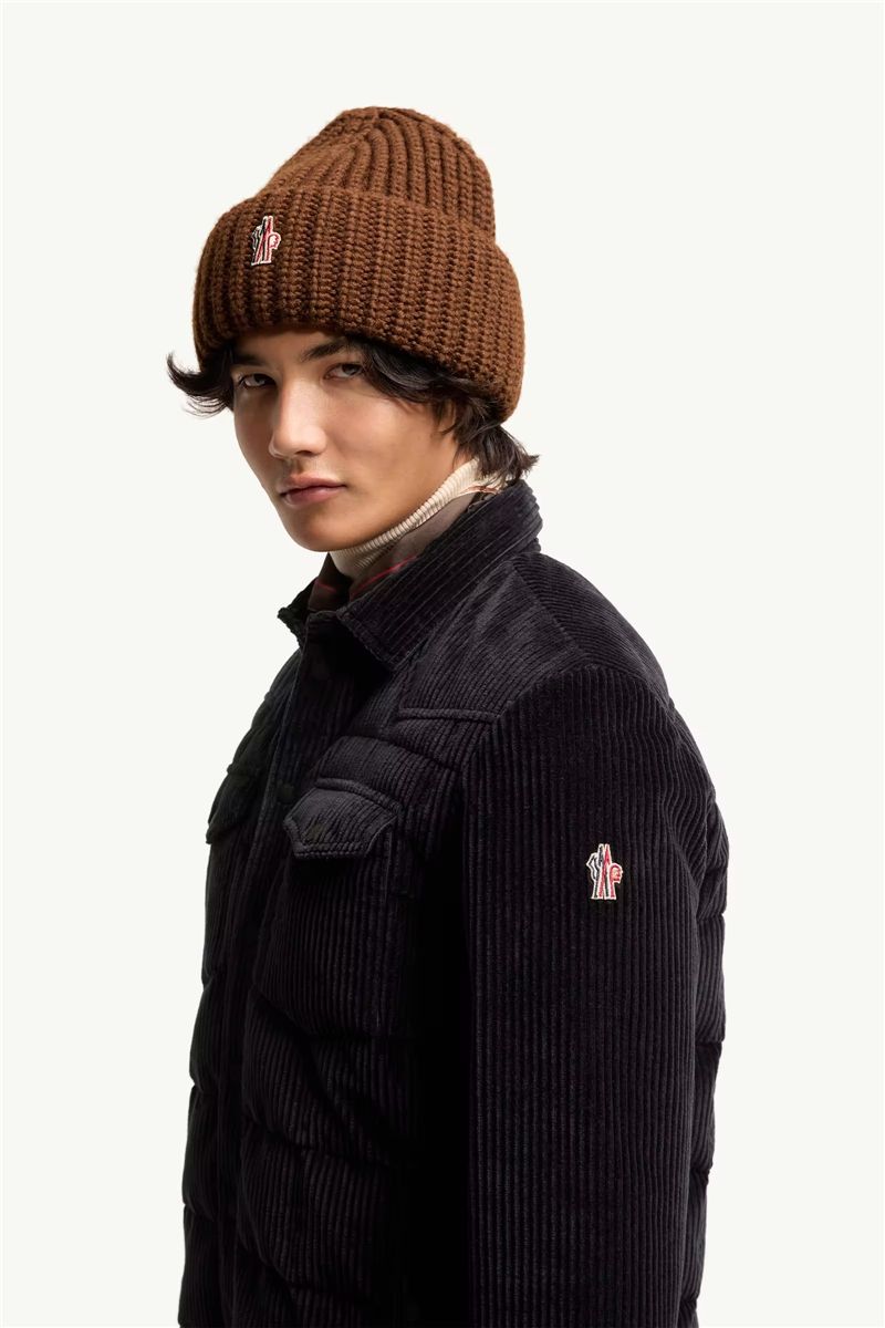 Gelt corduroy down shirt jacket-MONCLER-Verso