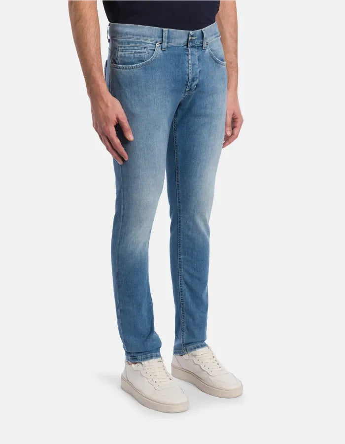 George skinny-fit jeans in stretch denim-DONDUP-Verso