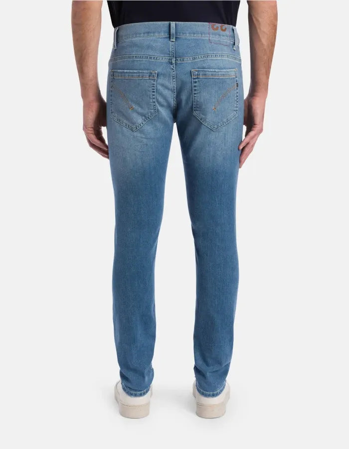 George skinny-fit jeans in stretch denim-DONDUP-Verso