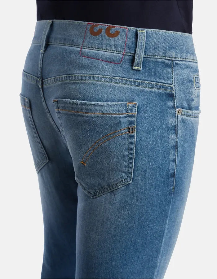 George skinny-fit jeans in stretch denim-DONDUP-Verso