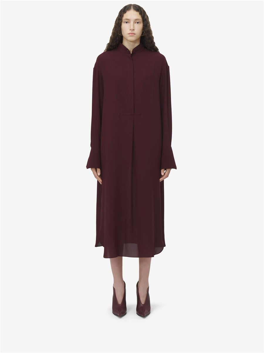 GEORGETTE SHIRT DRESS -  A. MCQUEEN -  Verso