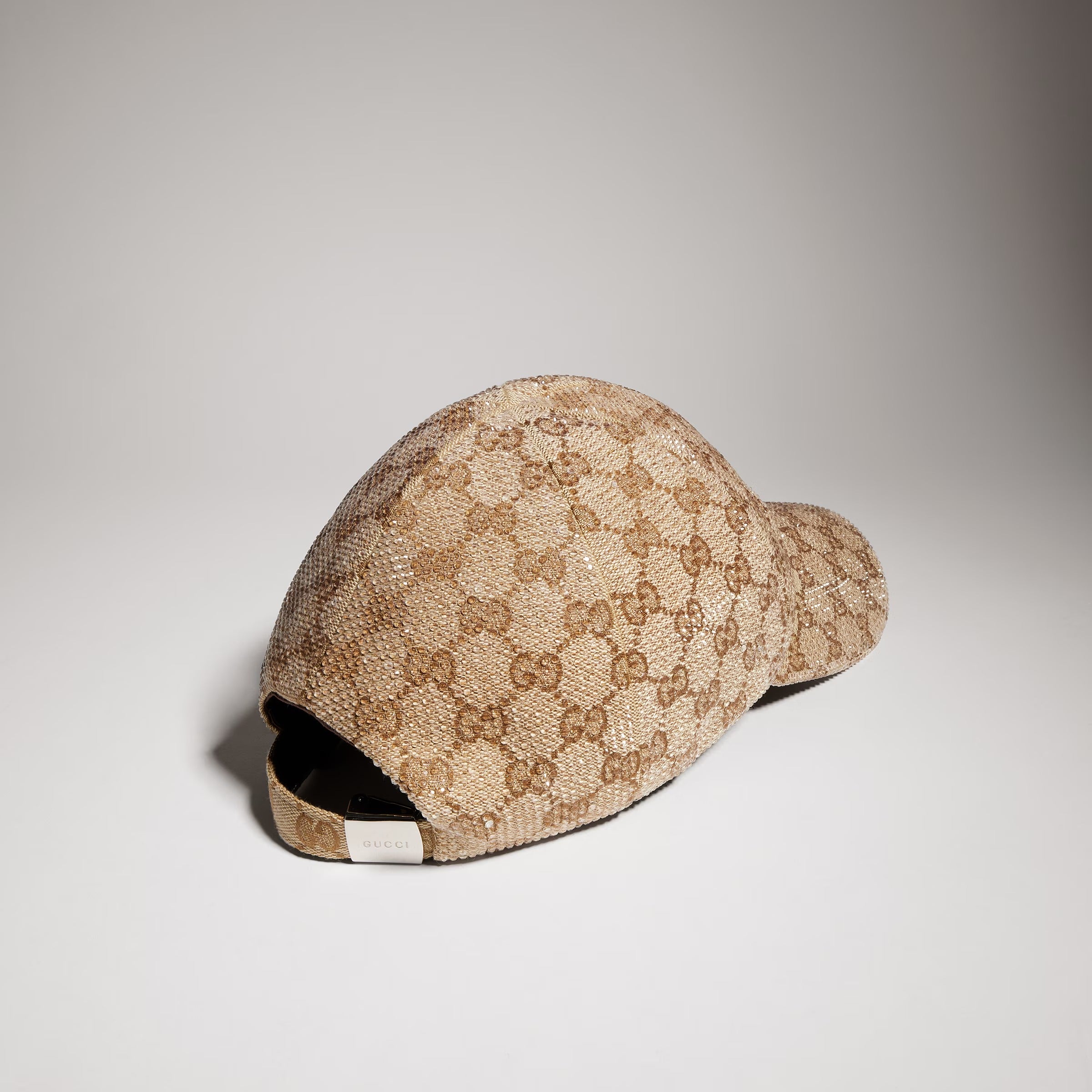 Gg canvas baseball hat with crystals-GUCCI-Verso
