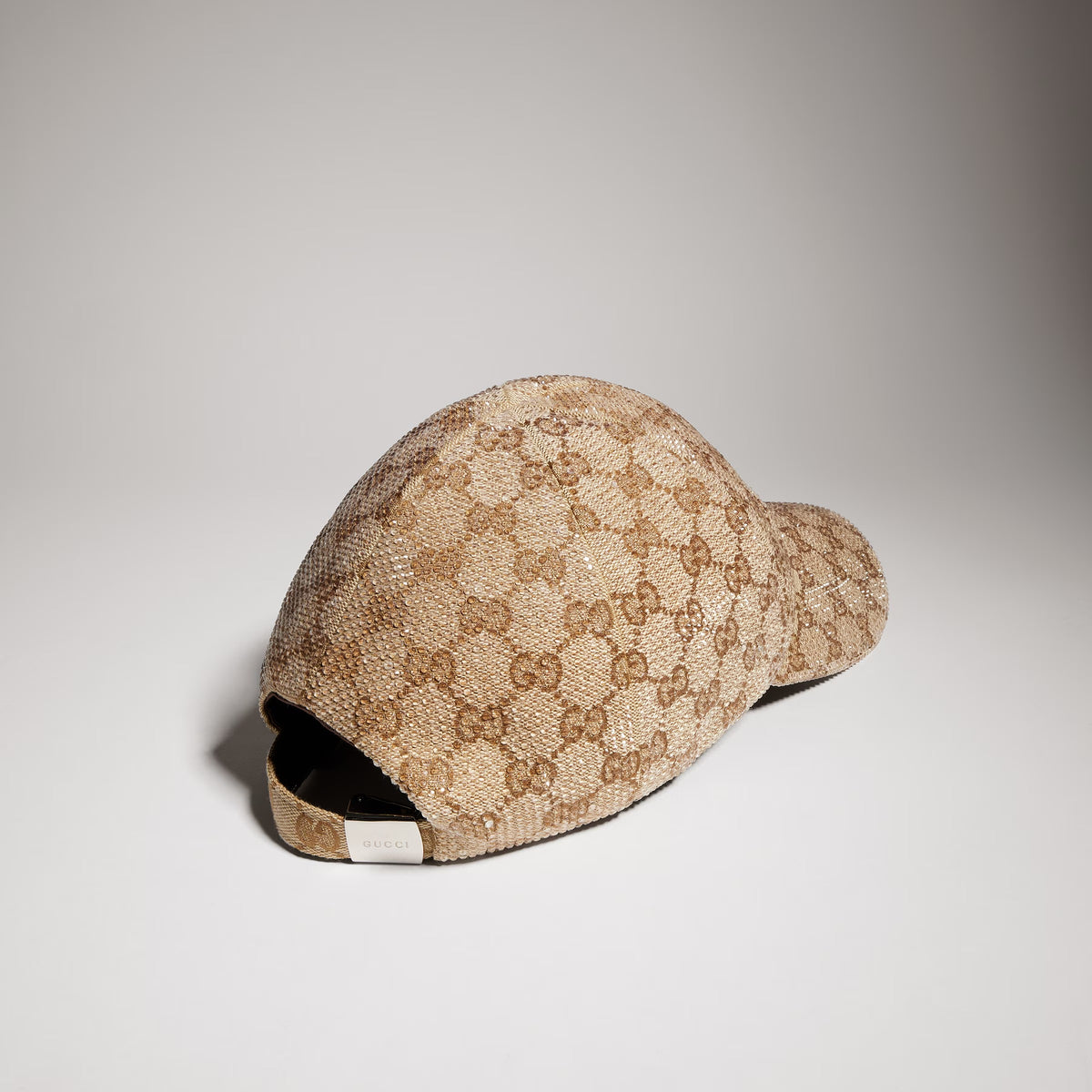 Gg canvas baseball hat with crystals-GUCCI-Verso