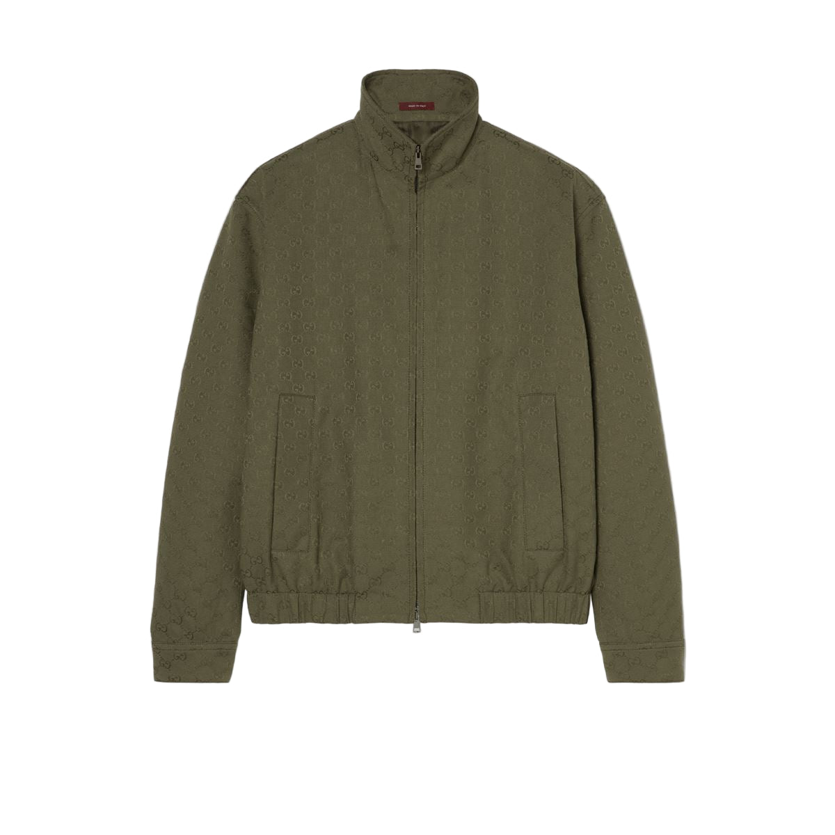 gg canvas bomber jacket-GUCCI-Verso