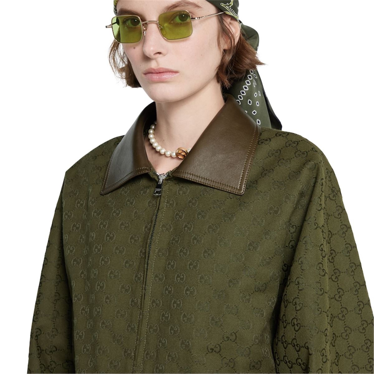 GG CANVAS JACKET-GUCCI-Verso