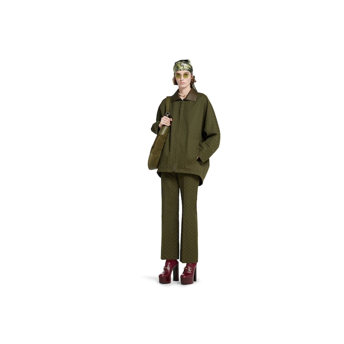 GG CANVAS PANTS-GUCCI-Verso