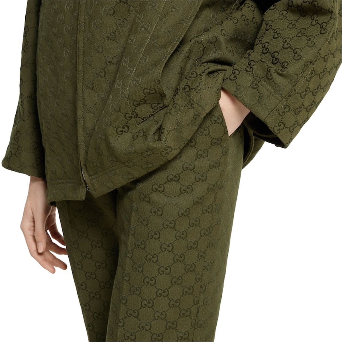 GG CANVAS PANTS-GUCCI-Verso