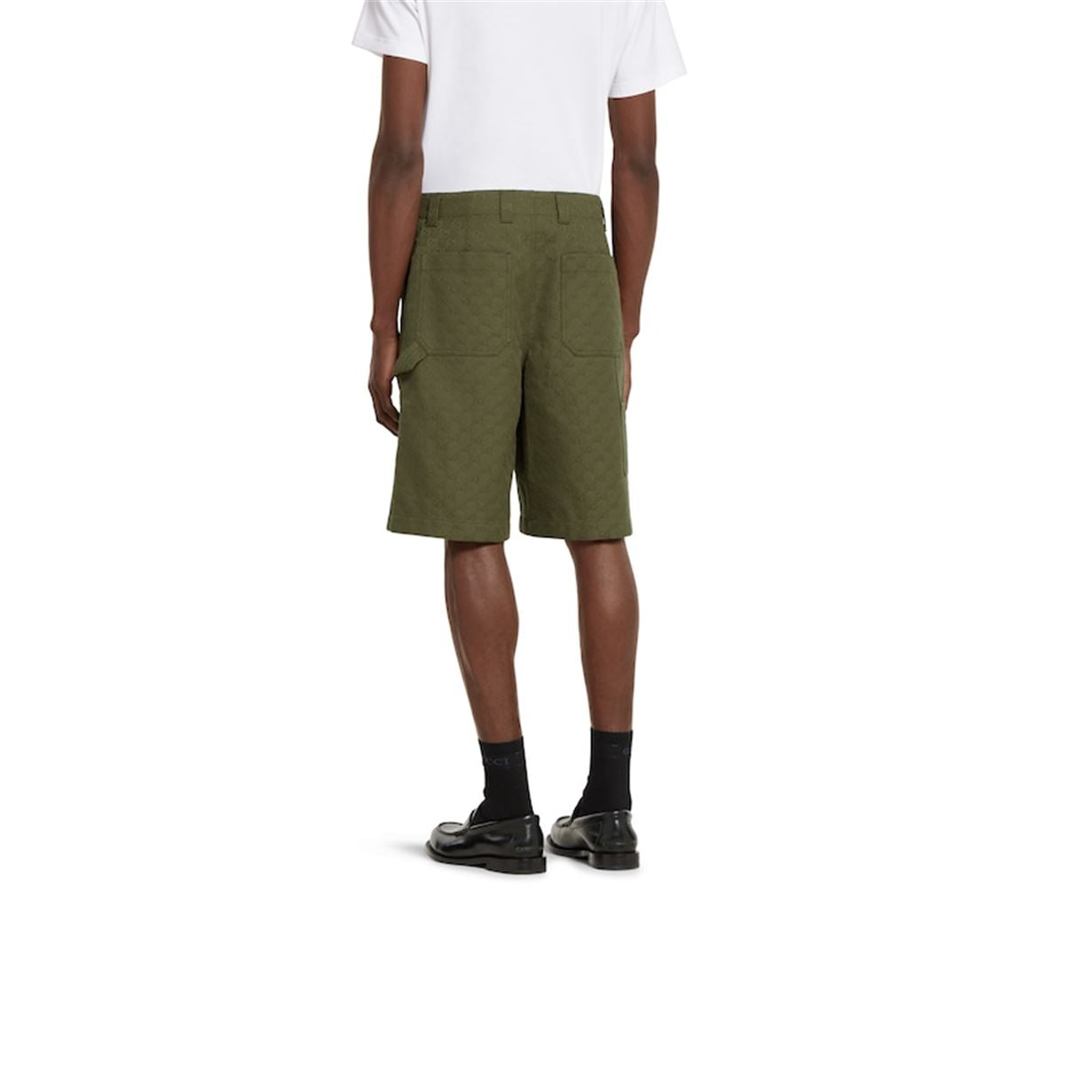 GG CANVAS SHORTS-GUCCI-Verso