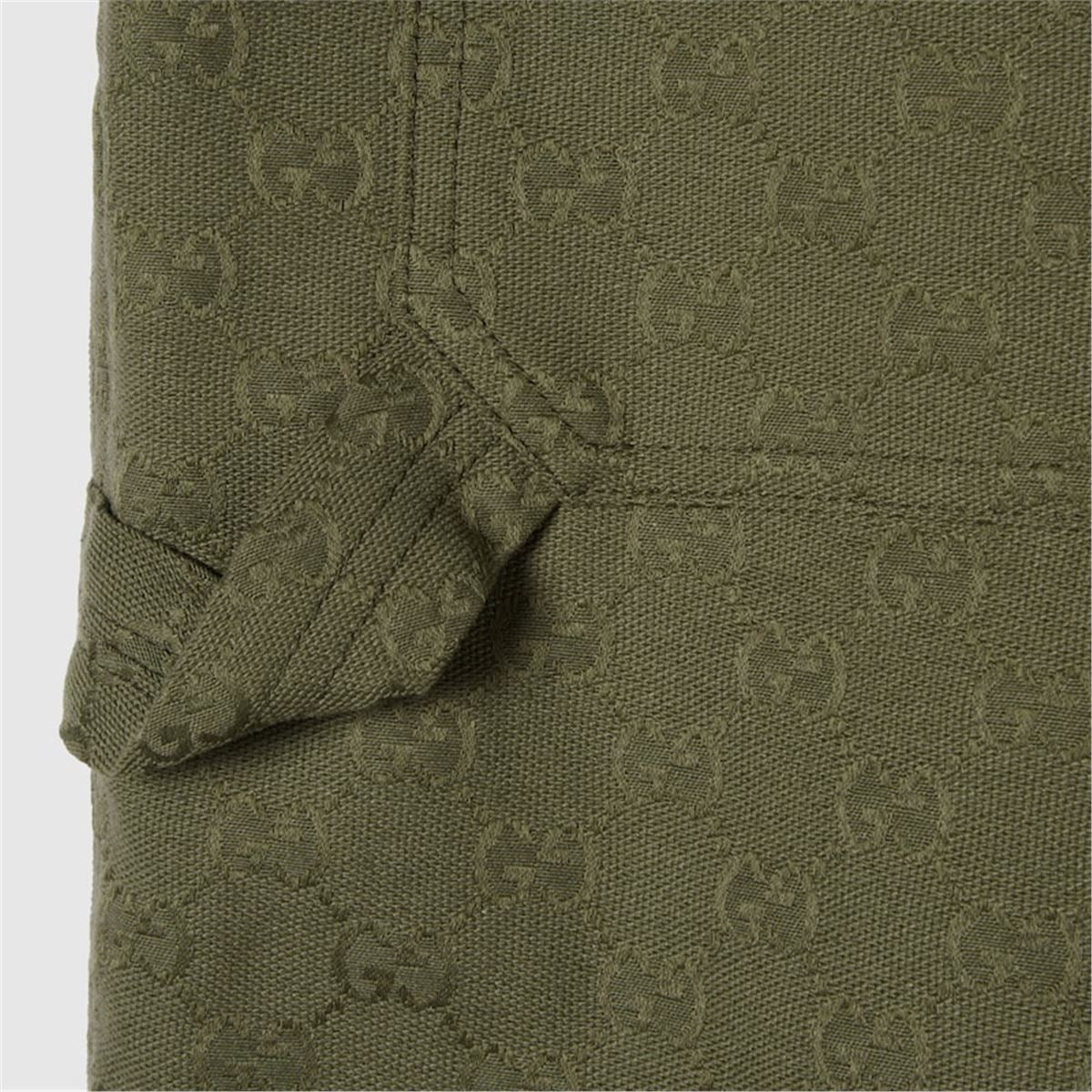 GG CANVAS SHORTS-GUCCI-Verso