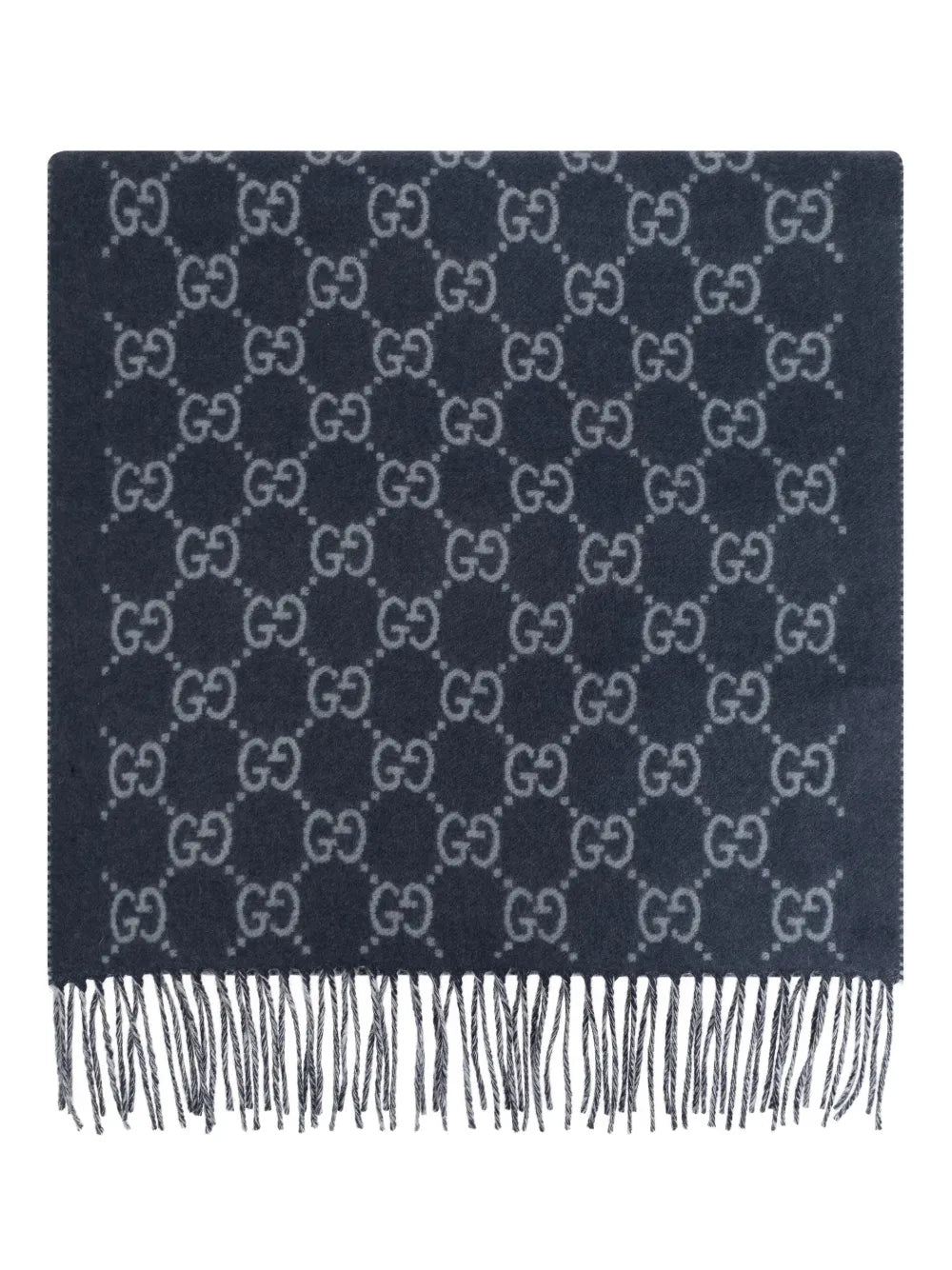 Gg cashmere scarf-GUCCI-Verso