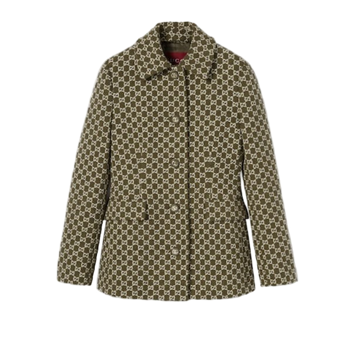 gg cotton bouclé jacket-GUCCI-Verso