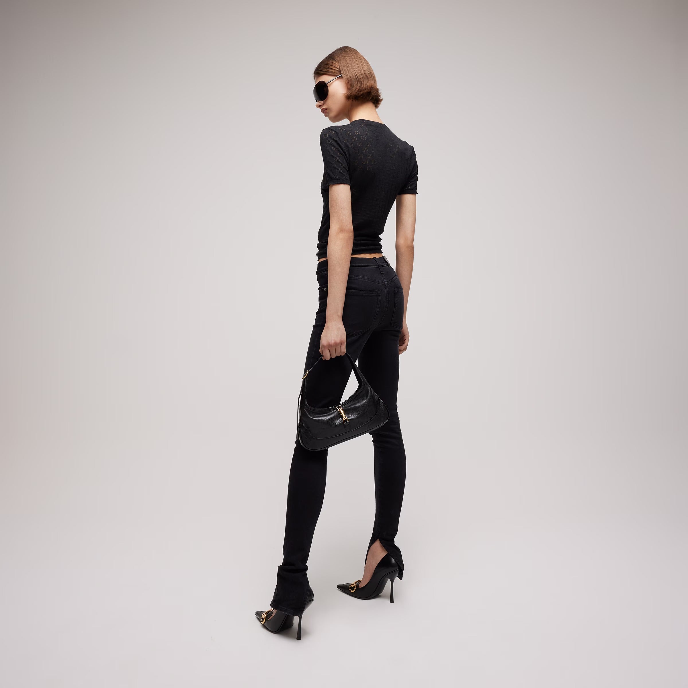 GG Cotton Devoré T-shirt-GUCCI-Verso