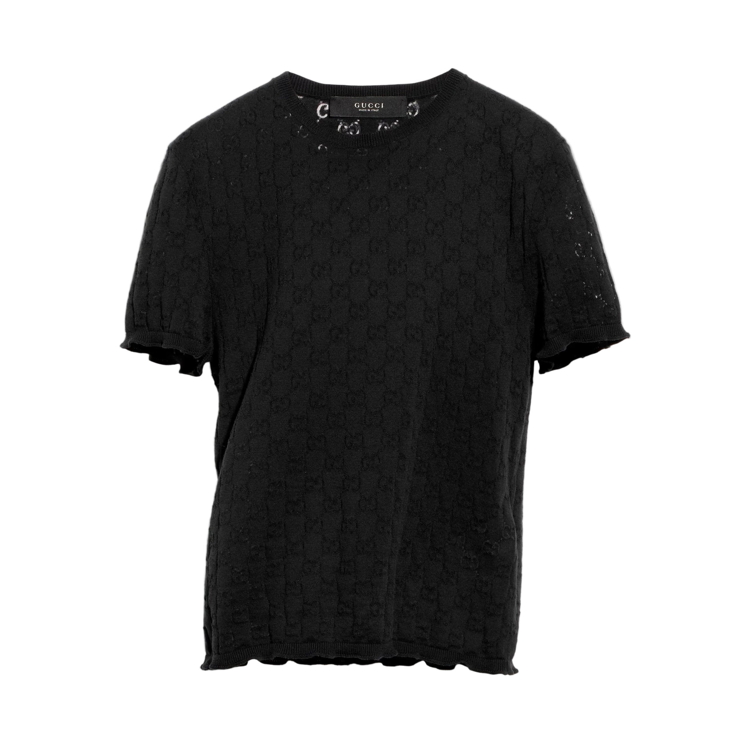 GG Cotton Devoré T-shirt-GUCCI-311991-S-Verso