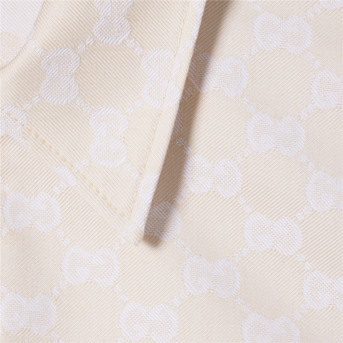 Gg cotton gabardine t-shirt-GUCCI-Verso