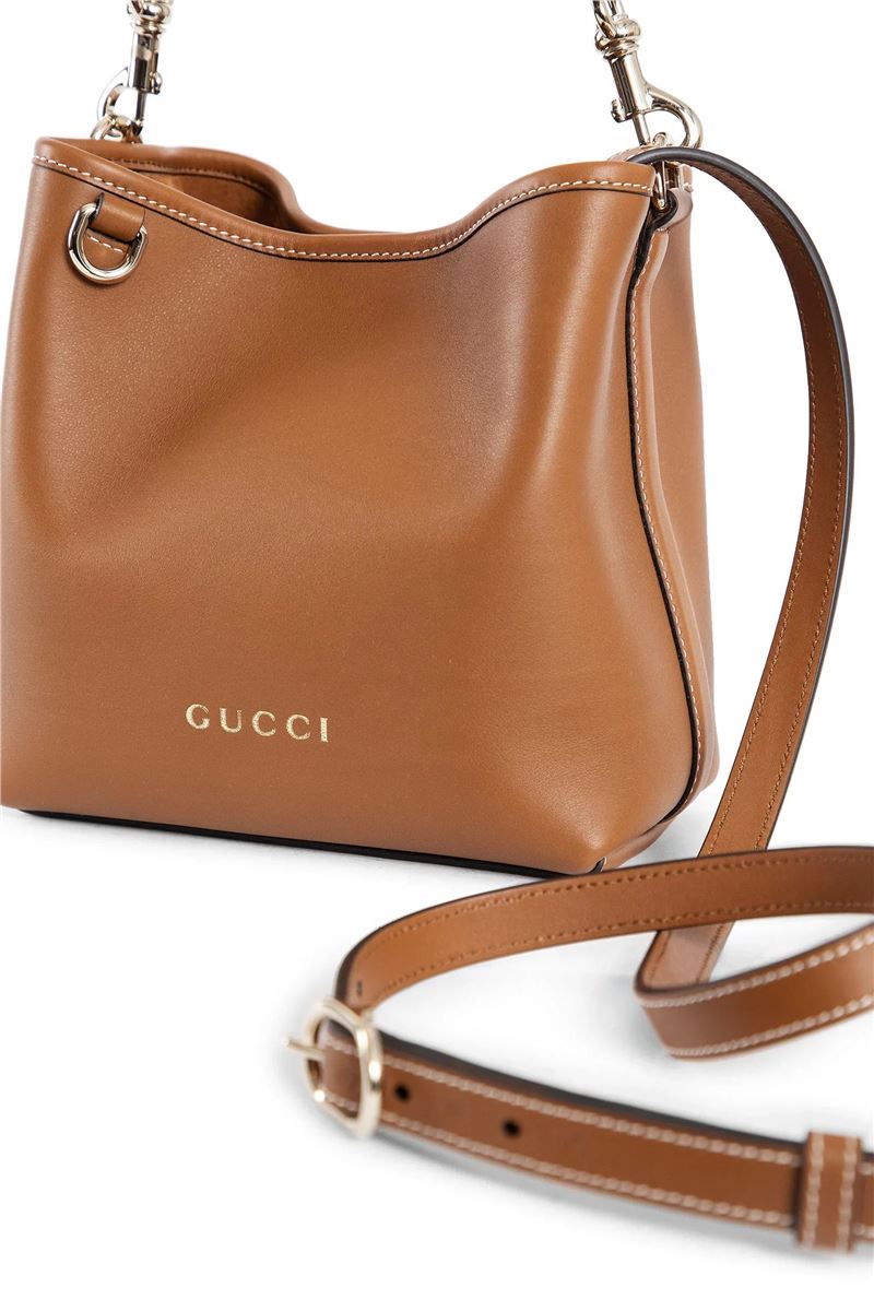 gg emblem mini bucket bag-GUCCI-Verso