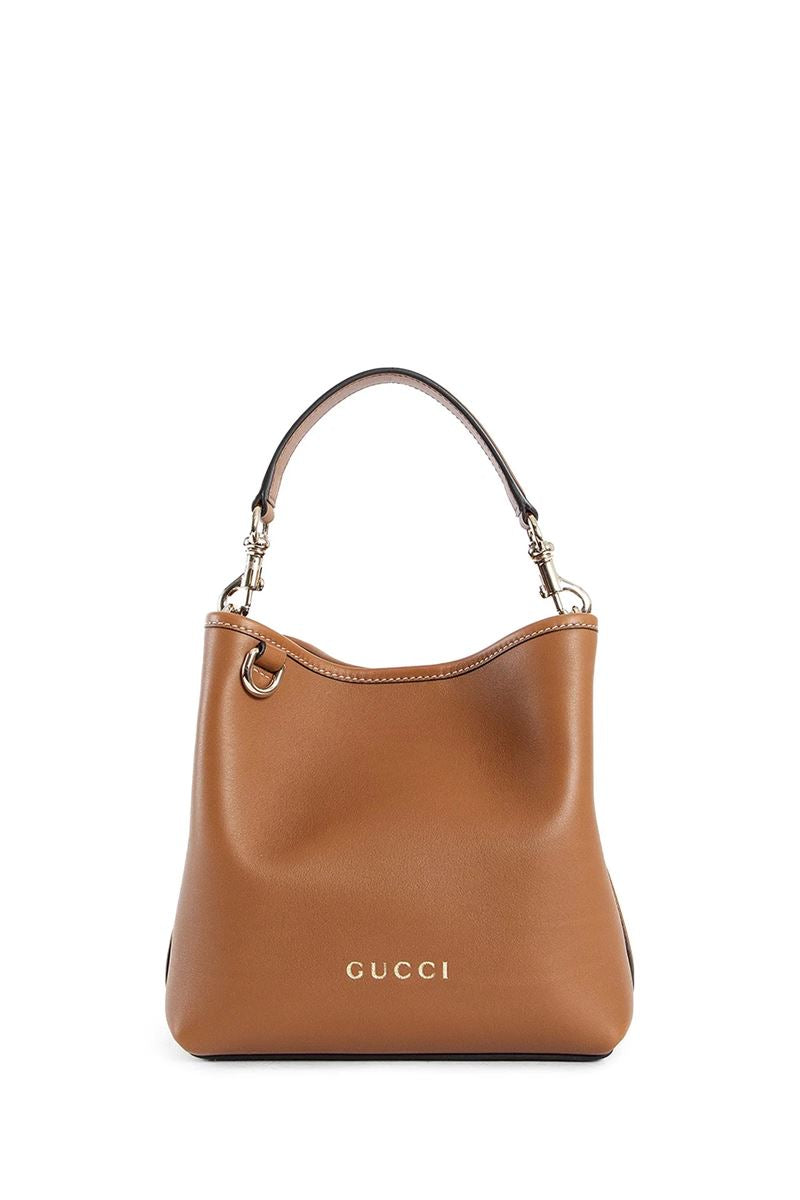 gg emblem mini bucket bag-GUCCI-Verso