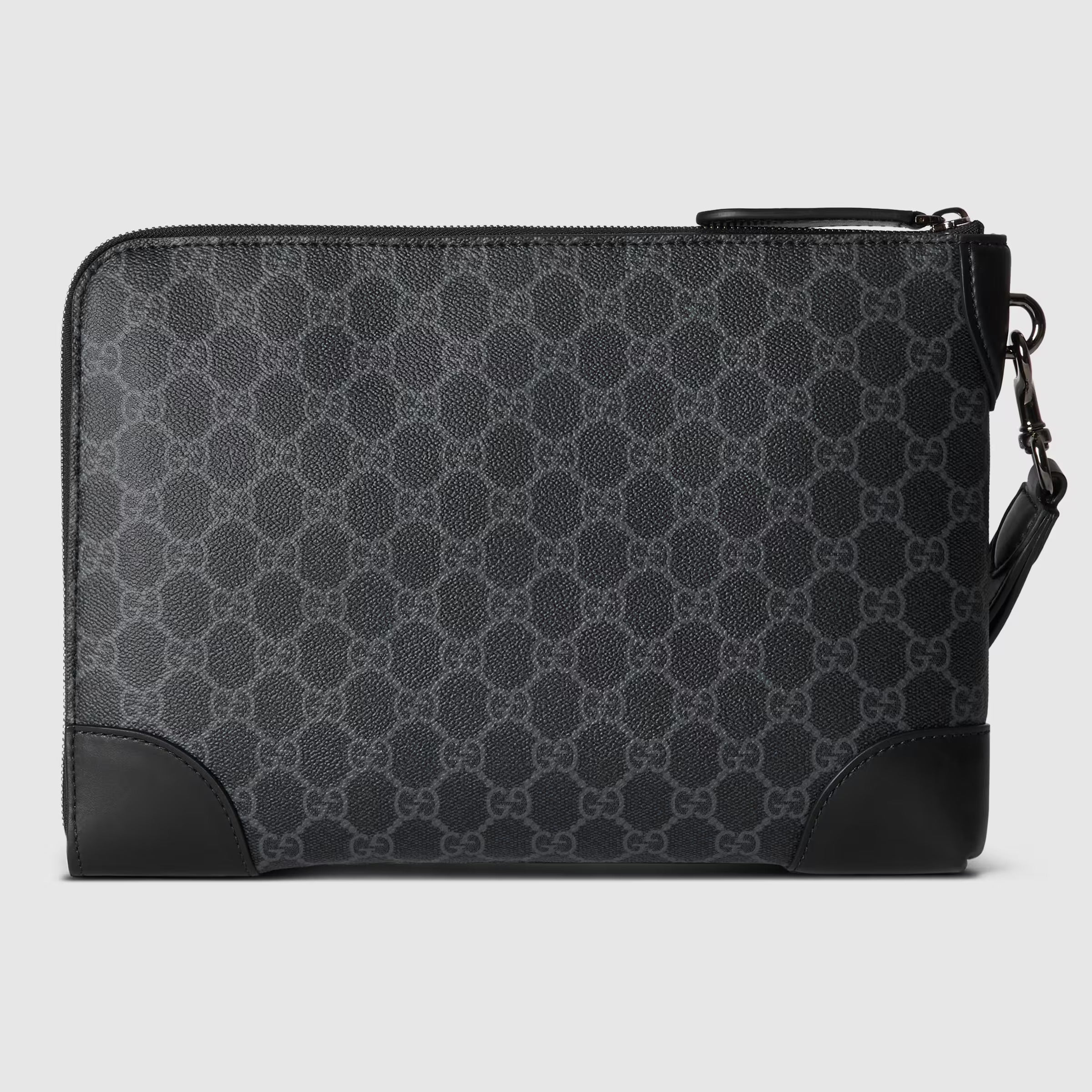 Gucci GG Emblem Small Business Case | Verso