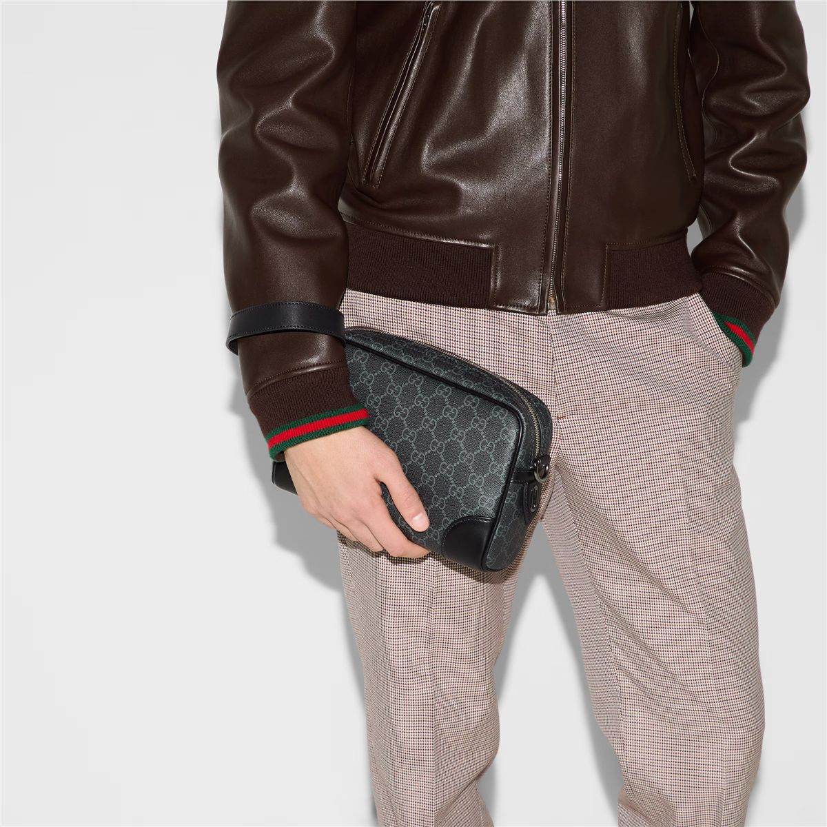 Gg emblem small crossbody bag-GUCCI-Verso