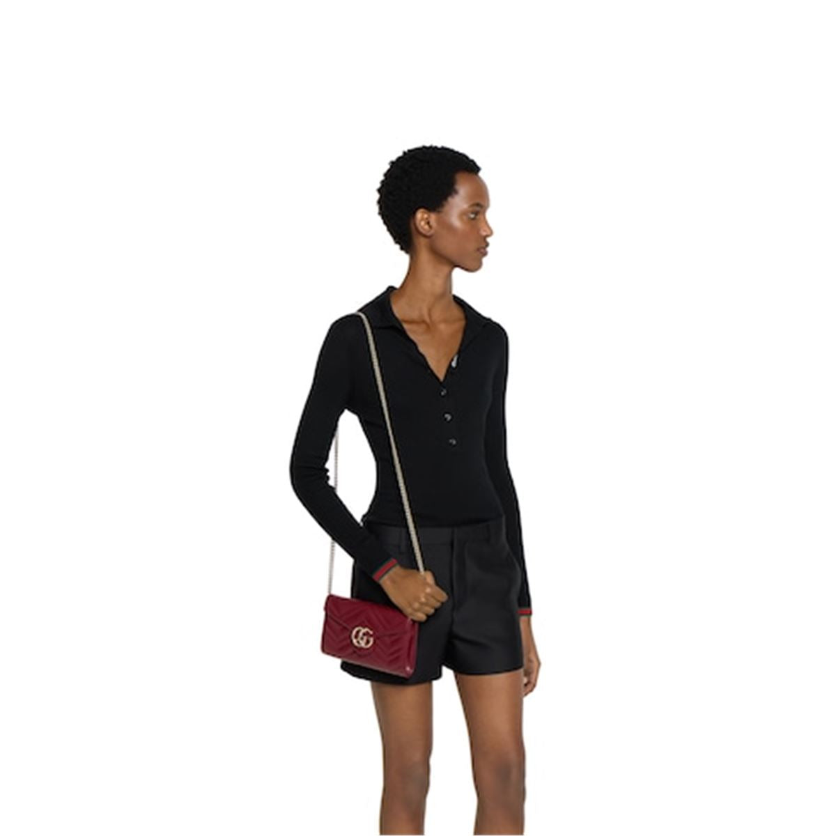 gg marmont wallet on chain-GUCCI-Verso