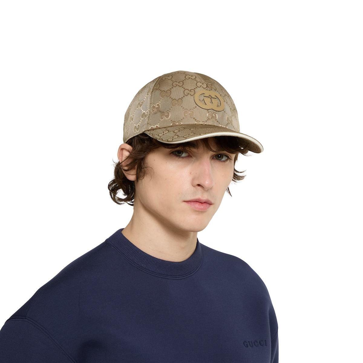 GG Nylon Baseball Hat-GUCCI-Verso