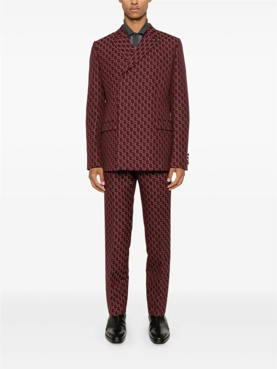 GG SHADOW WOOL TROUSERS GUCCI