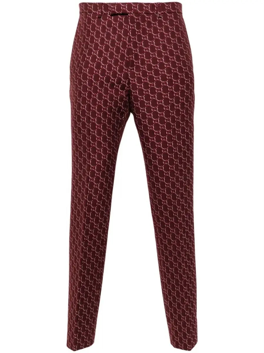 GG SHADOW WOOL TROUSERS GUCCI