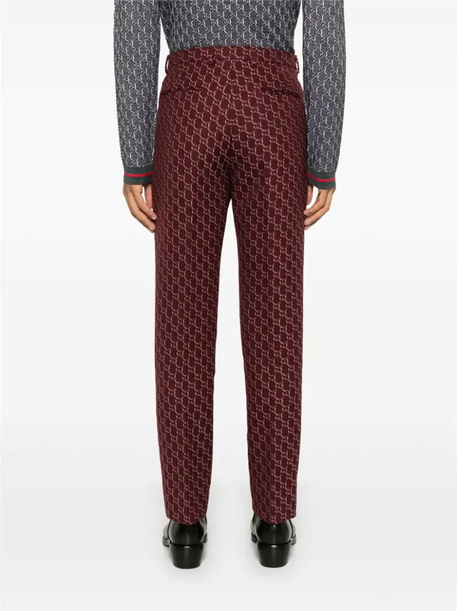 GG SHADOW WOOL TROUSERS GUCCI