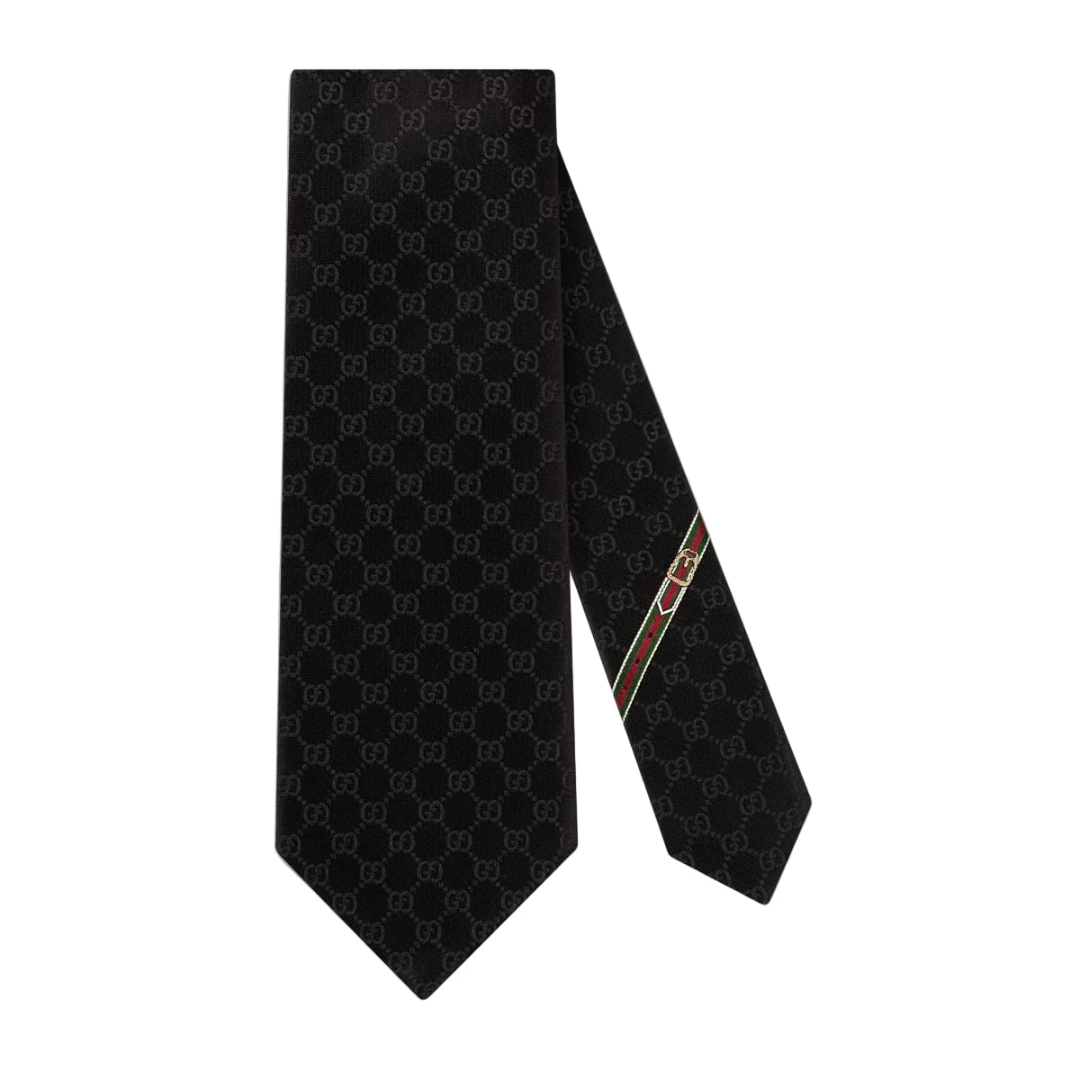 Gg silk tie-GUCCI-Verso
