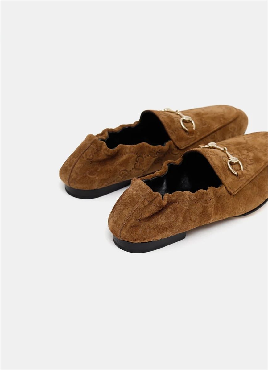 Gg suede loafers for women-GUCCI-Verso