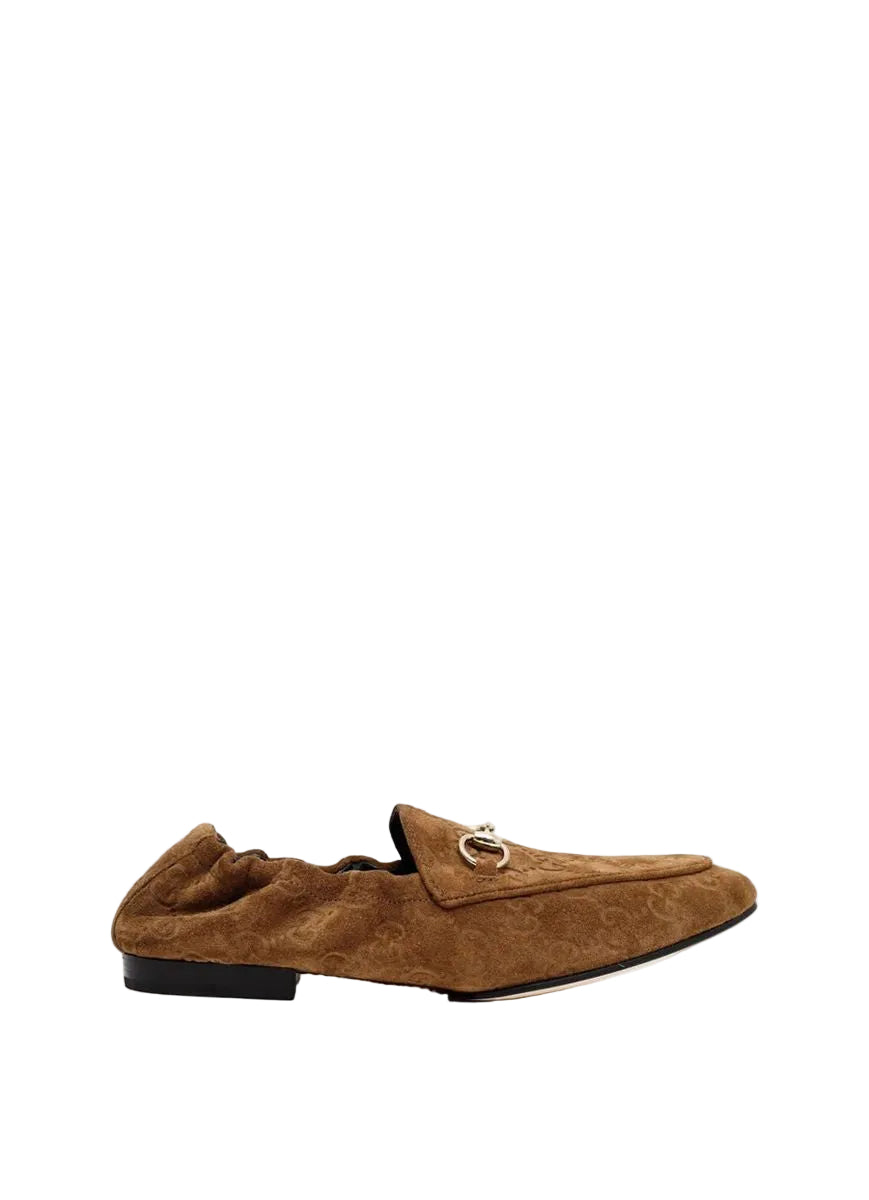 Gg suede loafers for women-GUCCI-Verso