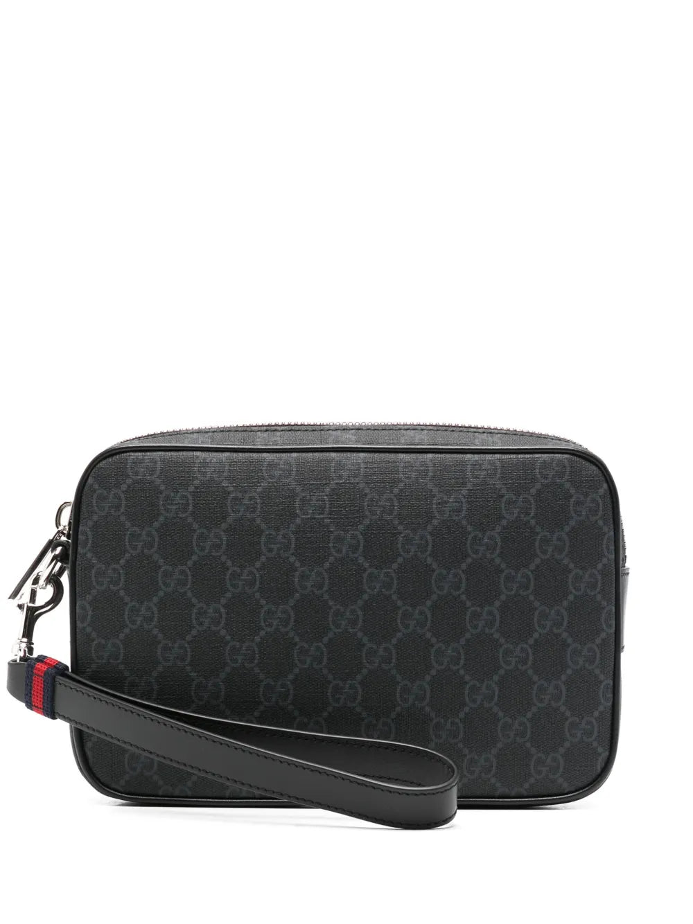 Gg supreme canvas clutch bag-GUCCI-Verso