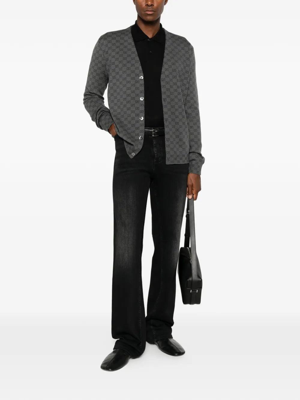 Gg supreme cardigan-GUCCI-Verso
