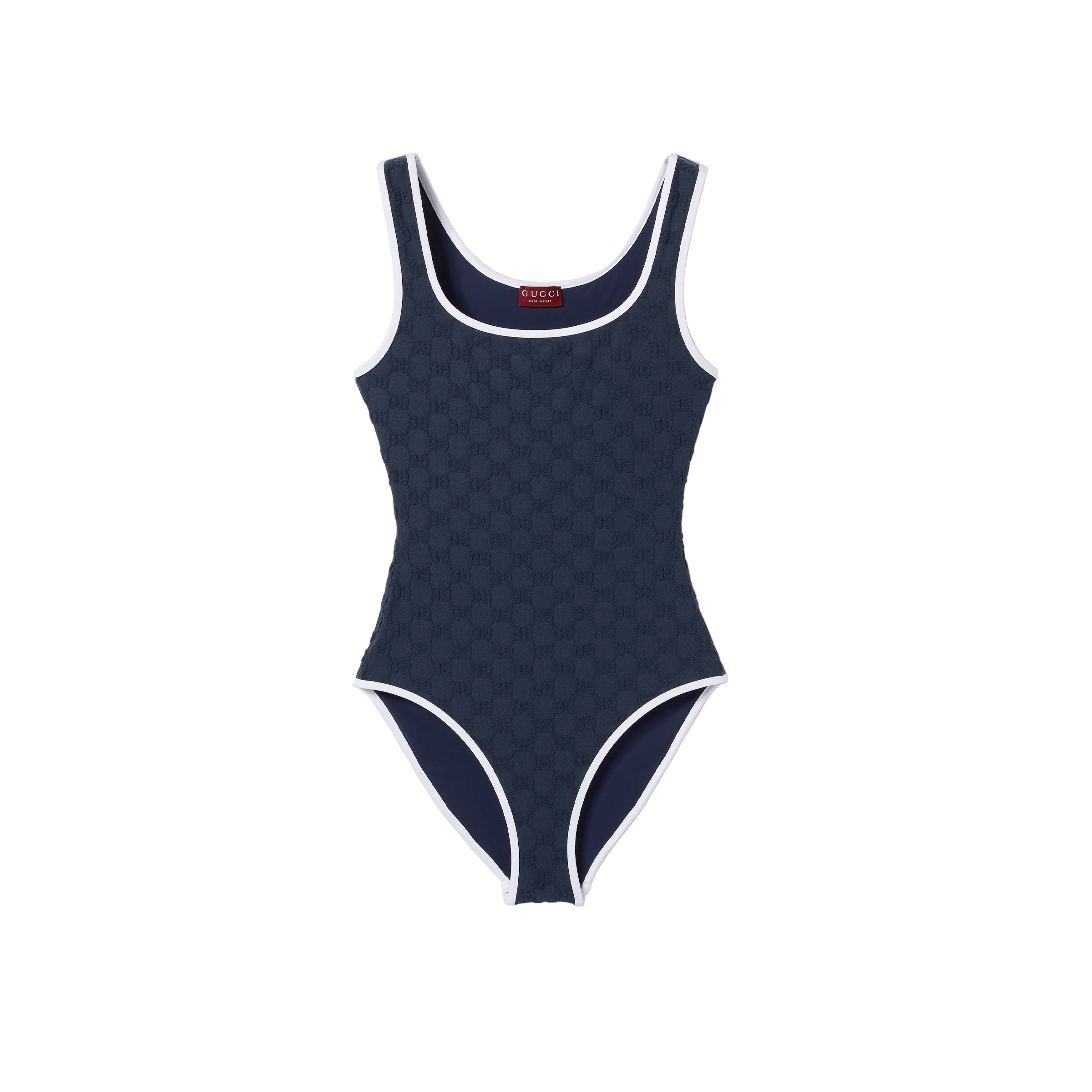 GG terrycloth swimsuit-GUCCI-Verso