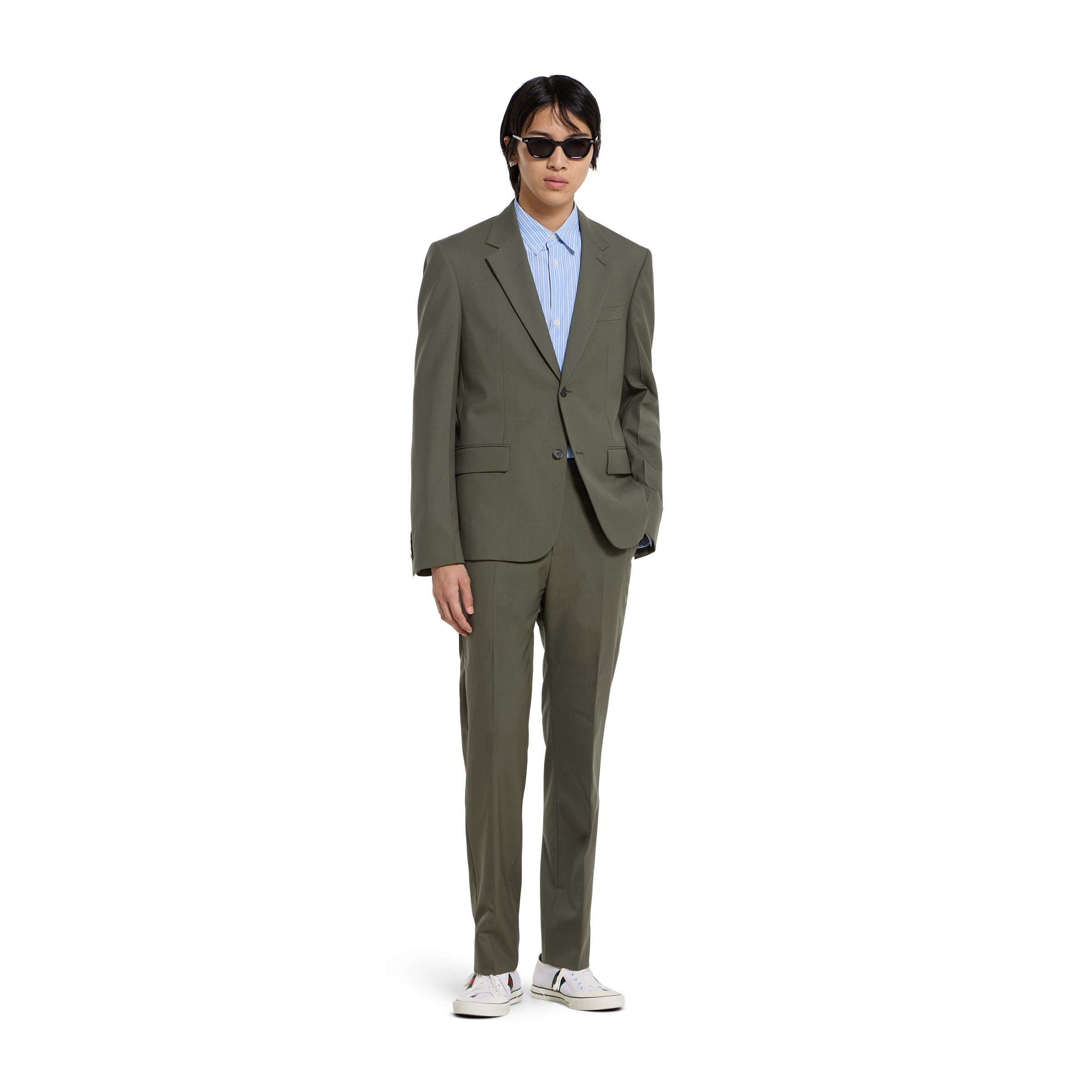 GG Wool Jacquard Suit for Men-GUCCI-Verso