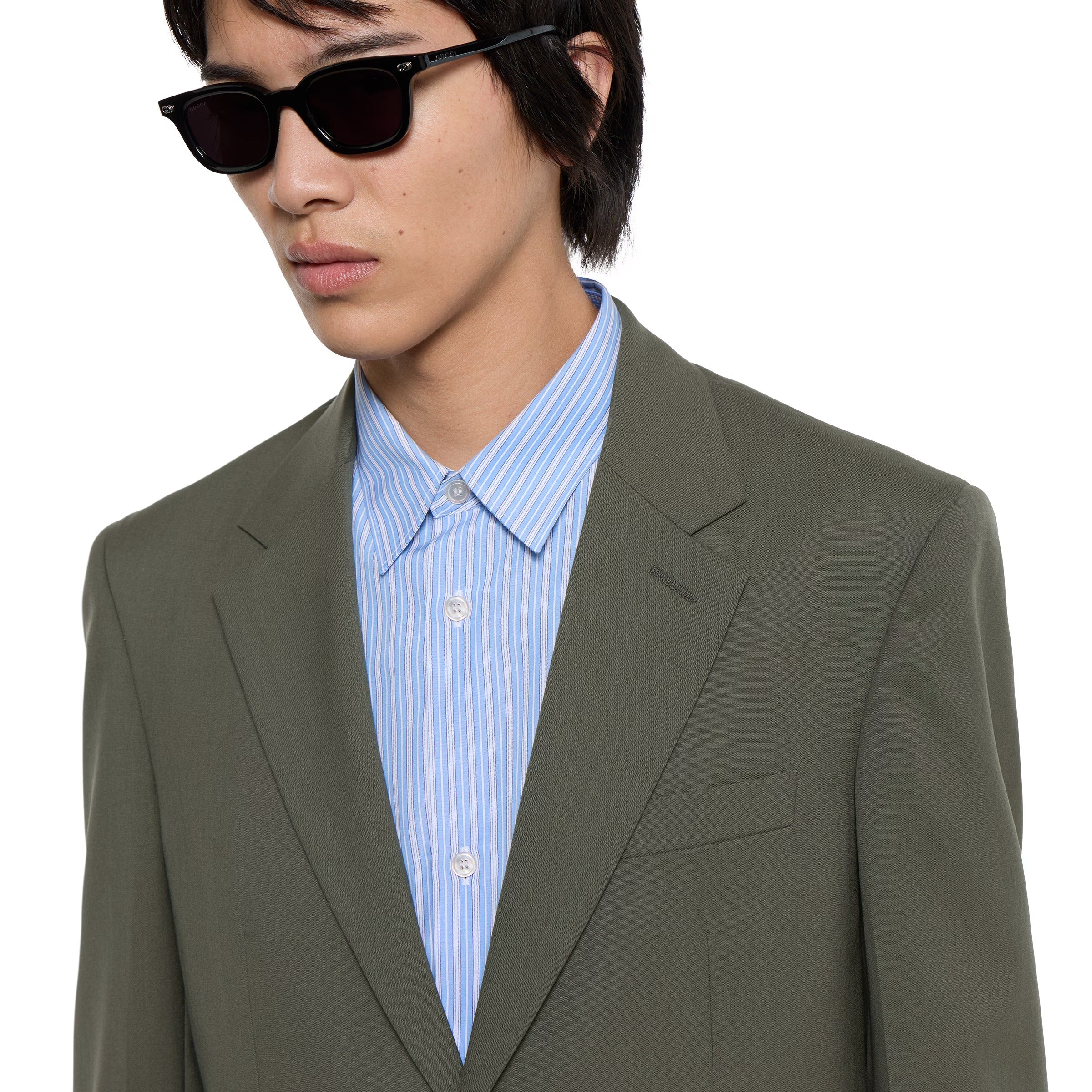 GG Wool Jacquard Suit for Men-GUCCI-Verso