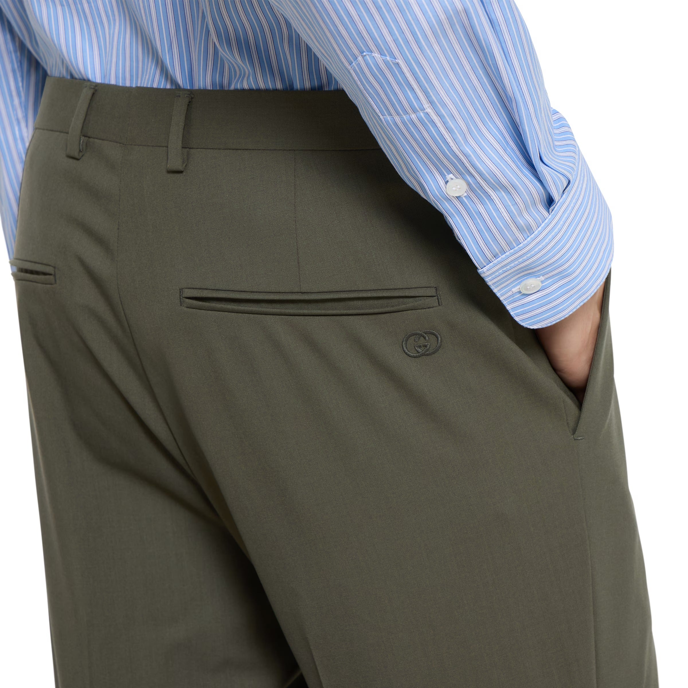 GG Wool Jacquard Suit for Men-GUCCI-Verso