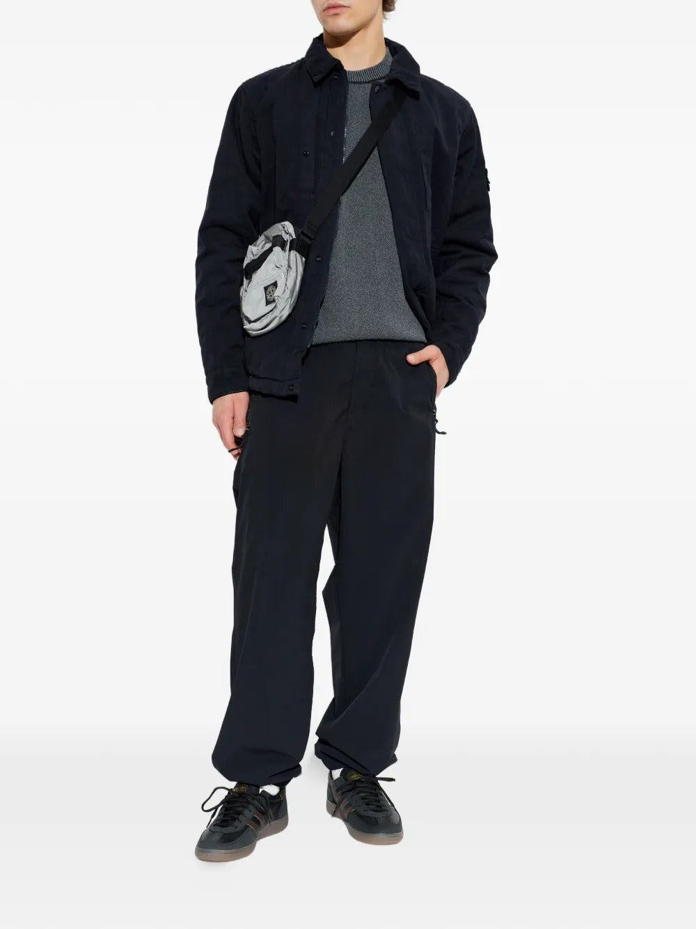 Ghost button-patch jacket-STONE ISLAND-Verso