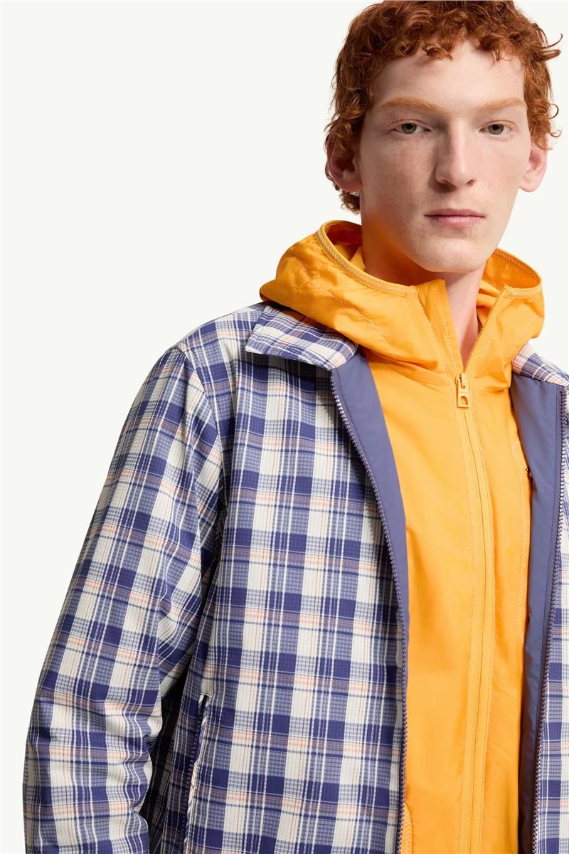 Giausar checked ripstop shirt jacket-MONCLER-Verso