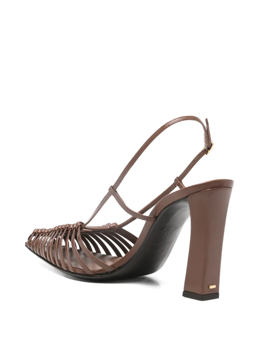 Giuseppe brenda woven high-heel sandals-ZANOTTI-Verso