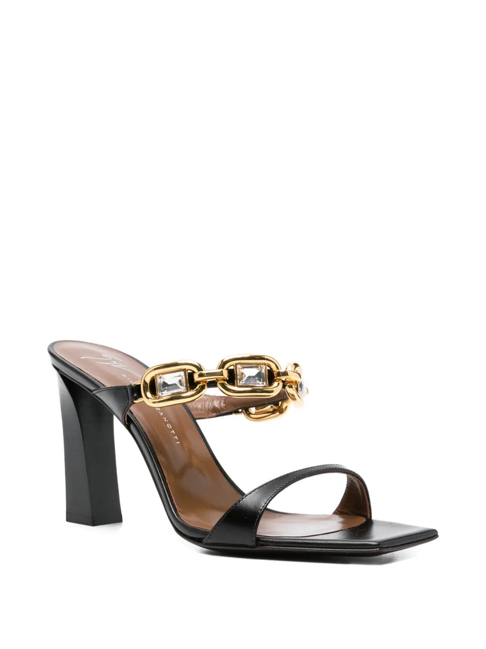 Giuseppe chain embellished sandals-ZANOTTI-Verso