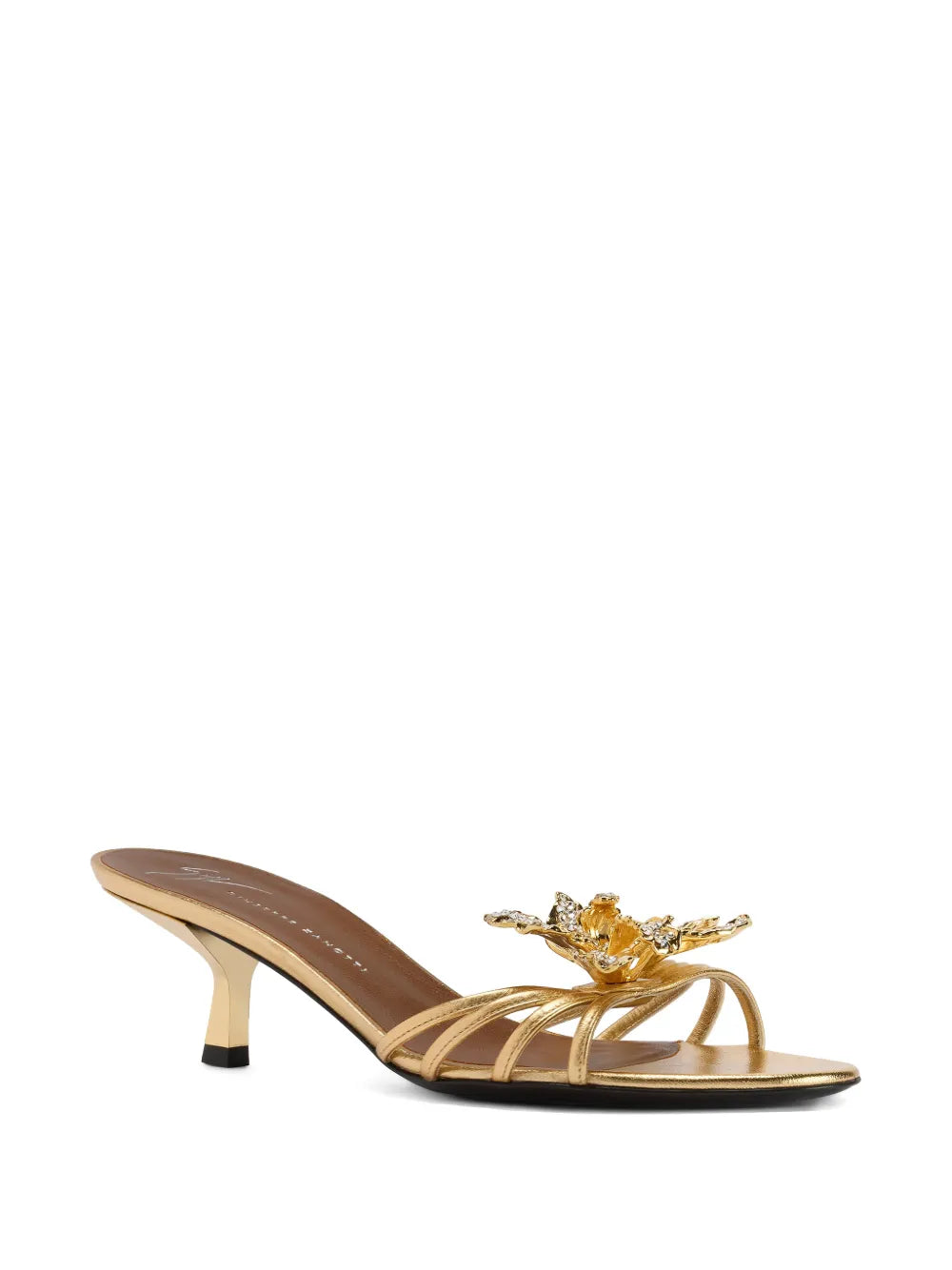 Giuseppe orchid-motif sandals-ZANOTTI-Verso