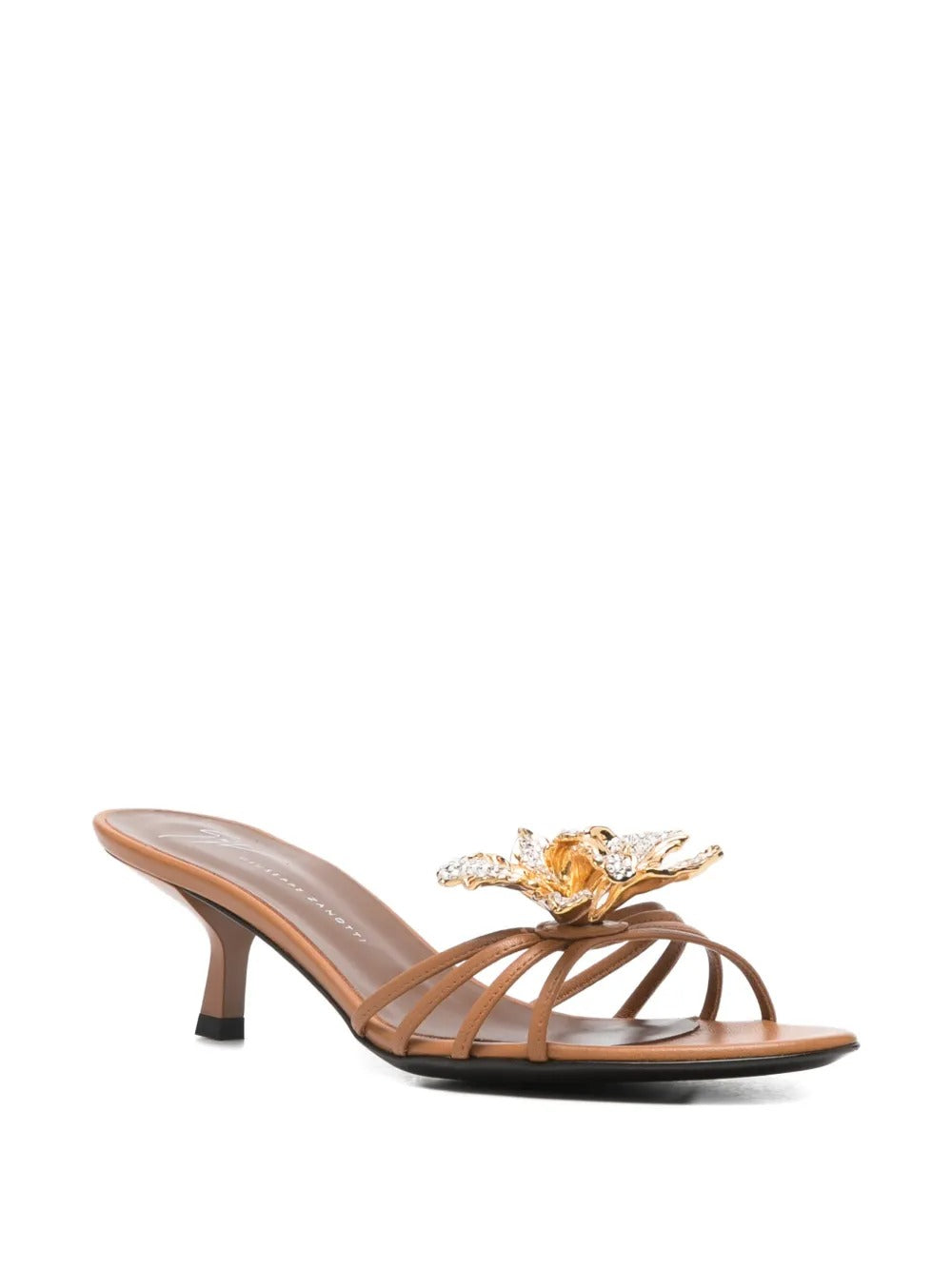 Giuseppe Orchid-motif Sandals-ZANOTTI-Verso