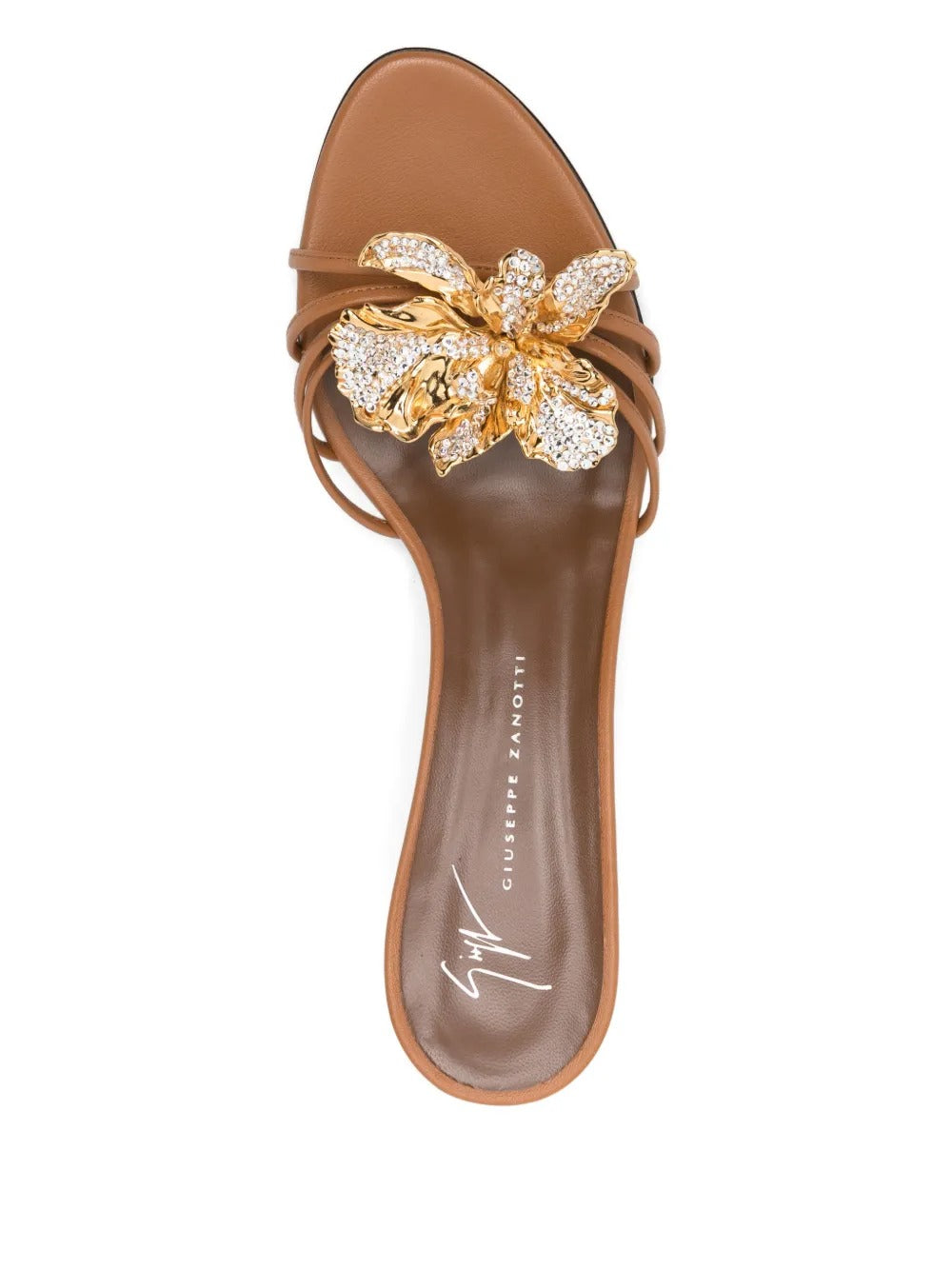 Giuseppe Orchid-motif Sandals-ZANOTTI-Verso