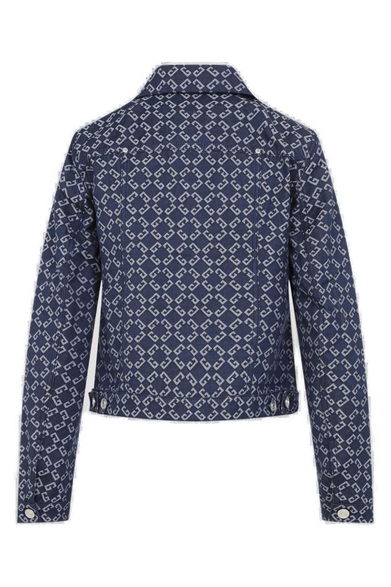 GIVENCHY MONOGRAMMED BUTTON-UP JACKET-GIVENCHY-Verso
