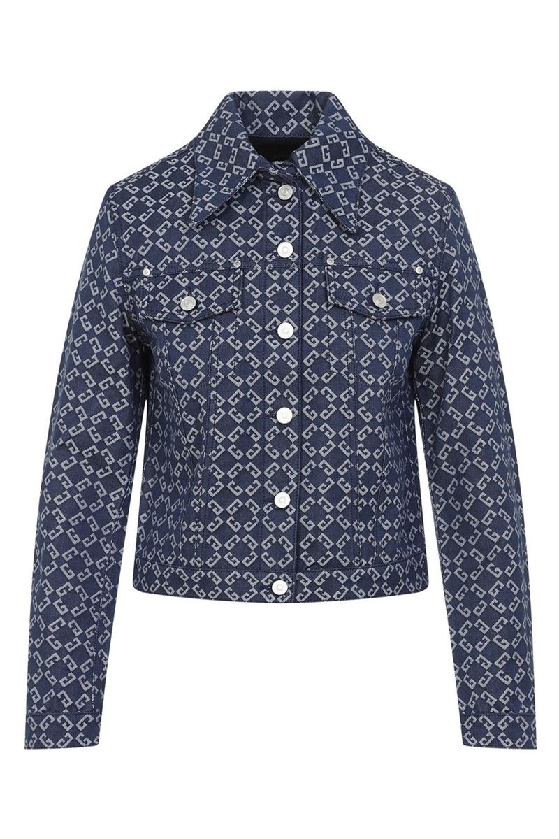 GIVENCHY MONOGRAMMED BUTTON-UP JACKET-GIVENCHY-Verso