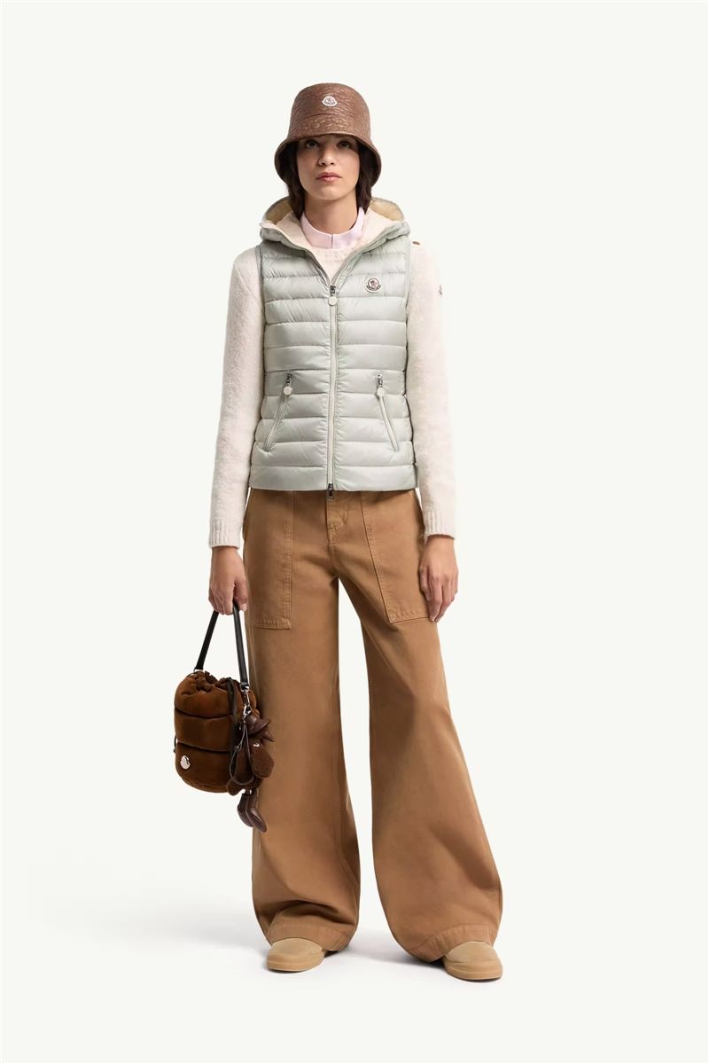 Glycosse hooded down gilet-MONCLER-Verso