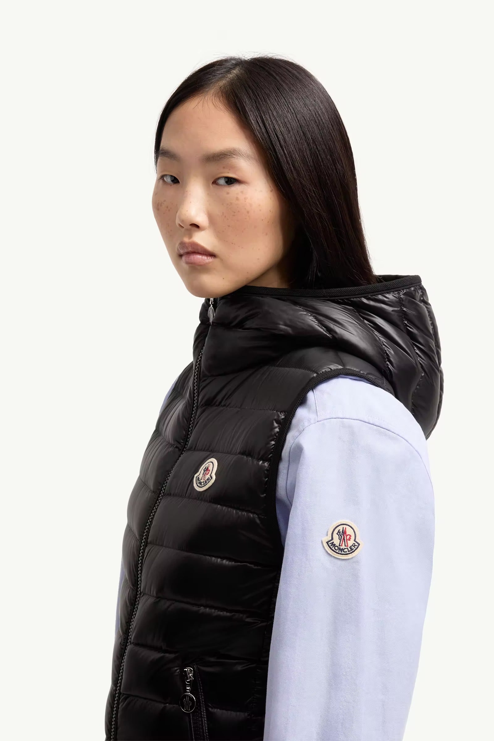 Glycosse Hooded Down Gilet-MONCLER-Verso